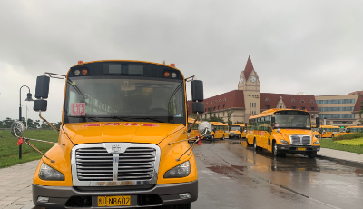 精準服務、親情服務  交運溫馨校車為島城15萬學子開學護航