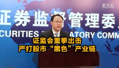 视频| 证监会重拳出击 严打股市“黑色”产业链