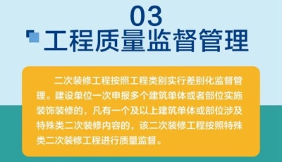 “二次裝修”如何監(jiān)管？一張圖全明白