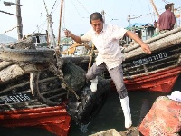 开海第一网  渔民喜获丰收