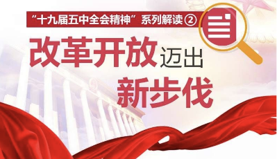 “十九屆五中全會精神”系列解讀②丨改革開放邁出新步伐