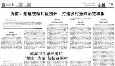 沂南：黨建統領片區提升打造鄉村振興示范樣板