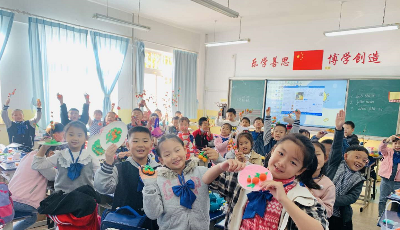 青島天山小學(xué)校園柿子節(jié)妙趣橫生