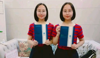 同校同專業(yè)同班同宿舍，江蘇雙胞胎姐妹一起考入中國海洋大學(xué)