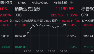 美国大选最后时刻！美股连续走高，拼多多盘中站上100美元新高