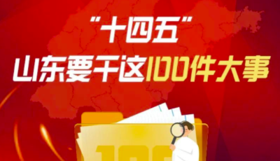 “十四五”，山東要干這100件大事！