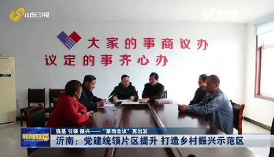 【強基 引領 振興——“萊西會議”再出發】沂南：黨建統領片區提升 打造鄉村振興示范區