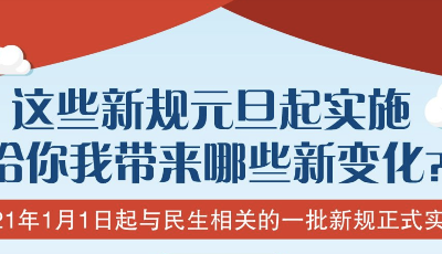 這些新規元旦起實施，給你我帶來哪些新變化？