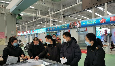 城阳区市场监管局“筑牢冷链防疫关”