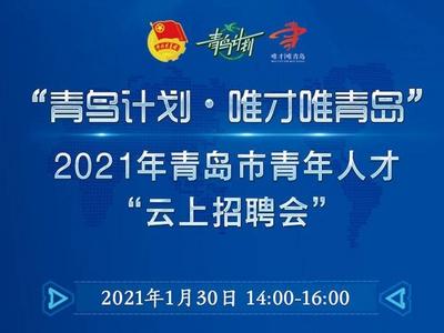 1.3万岗虚位以待！青岛青年人才“云上招聘会”周末将启