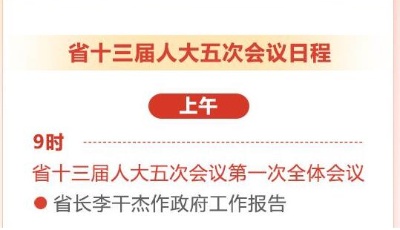 山東兩會(huì)日歷 | 今天，省十三屆人大五次會(huì)議開(kāi)幕