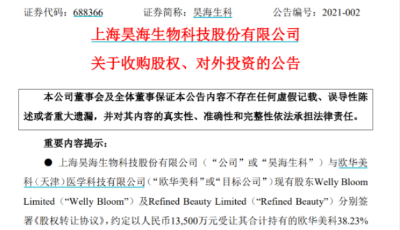 “必须涨停板！”公告加码医美业务，这家公司的股吧沸腾了