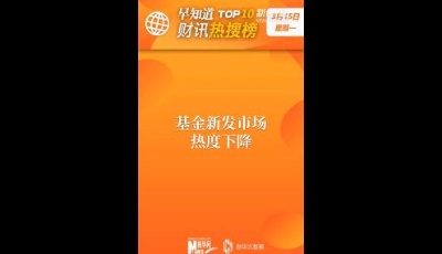 早知道·财讯热搜榜TOP10（3月15日）
