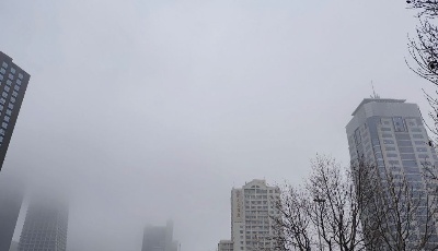 @青岛人，今天下雨刮风还起雾，出门带好伞注意保暖！