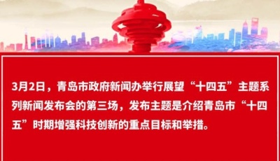 青島加快科技創(chuàng)新目標(biāo)和舉措，一圖帶你讀懂