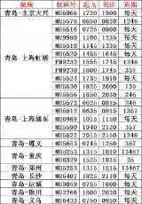  28日起 东航将开始执行夏秋季航班计划