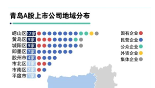 青岛上市A股资本地图：47家公司民企占6成 行业细分龙头过半