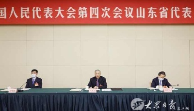 十三屆全國人大四次會議山東代表團成立