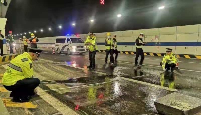 仰口隧道举行突发事件应急处置演练