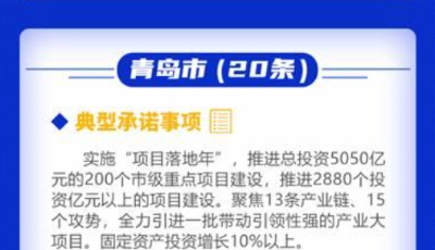 明確完成時間和責任人！山東16市公開承諾這300件重點任務