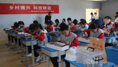 鄉(xiāng)村振興 科技賦能  青島市科技館開展科技節(jié)進校園活動走進平度
