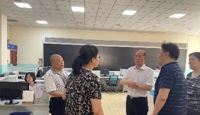 青岛银保监局到城运汽车服务集团保险服务事业部调研