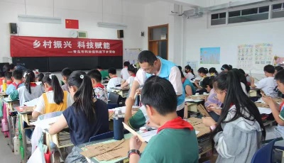 乡村振兴 科技赋能--市科技馆开展科技节进校园活动走进崂山