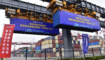 山东港口全球首创智能空轨集疏运系统 打造绿色港口集疏运新样板