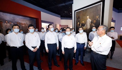 山东省庆祝中国共产党成立100周年主题展开展