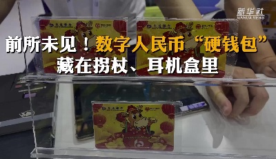 前所未見！數(shù)字人民幣“硬錢包”藏在拐杖、耳機盒里