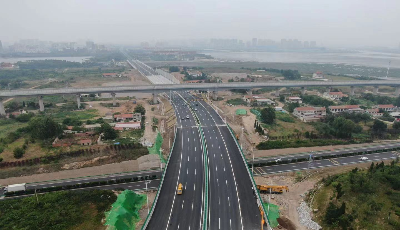 城投铁军向建党百年献礼——新机场高速连接线（双埠-夏庄段）、华中路贯通段实现通车