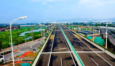 新機(jī)場高速連接線（雙埠-夏莊段）正式通車
