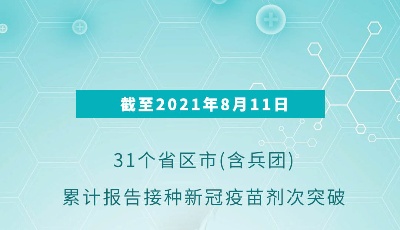 海報(bào) | 全國新冠疫苗接種劑次超18億
