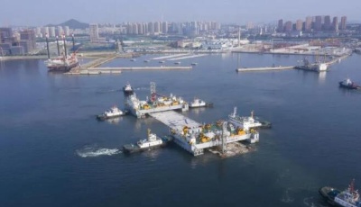 超50个航母级城管精准对接 中交一航局二公司创下世界新纪录