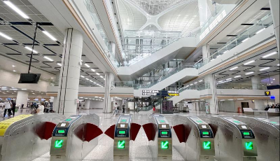 胶东机场站客流再攀升！地铁站又有新面貌