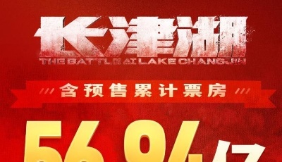 56.94亿，《长津湖》 登顶中国影史票房榜