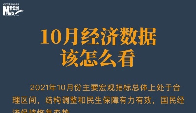 【財經(jīng)翻譯官】10月經(jīng)濟數(shù)據(jù)該怎么看