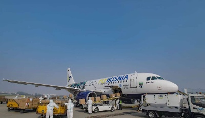 膠東國際機(jī)場全年監(jiān)管貨量突破10萬噸