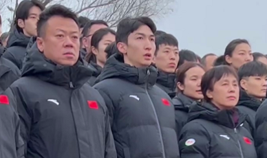 今天他们在天安门广场宣誓出征！