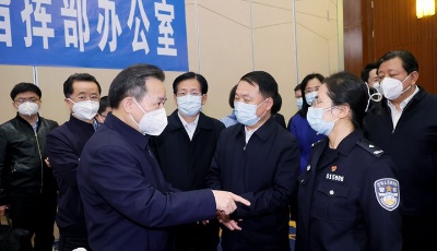 李干杰在青岛莱西检查指导疫情防控工作