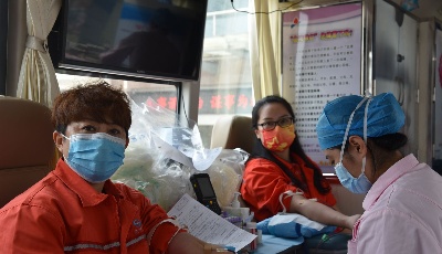 热血战“疫”暖人心 点滴行动为真情！青岛水务固废公司开展无偿献血活动