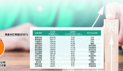 A股公司大手笔现金分红频现