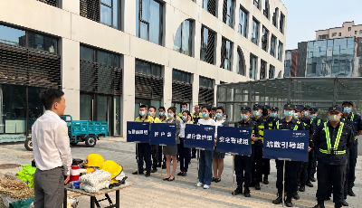 构建防汛“安全堤”，万物梁行进行防汛演习，以练备战！