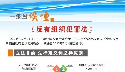 一图读懂《中华人民共和国反有组织犯罪法》