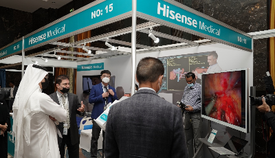 海信超声、Mini-LED内窥显示器亮相中东北非医院项目峰会