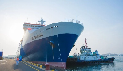 全程航时仅需36个小时，中日海上“黄金大通道”在山东港口开通