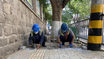 市北实干攻坚不停歇  营造良好节日环境