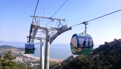 崂山风景区仰口游览区索道明天对外试运营，单人单程35元