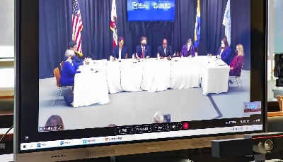 山东港口与美国长滩港举行建立友好港25周年庆祝活动 