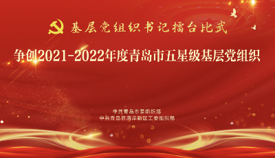 争创2021-2022年度青岛市五星级基层党组织——西海岸专场